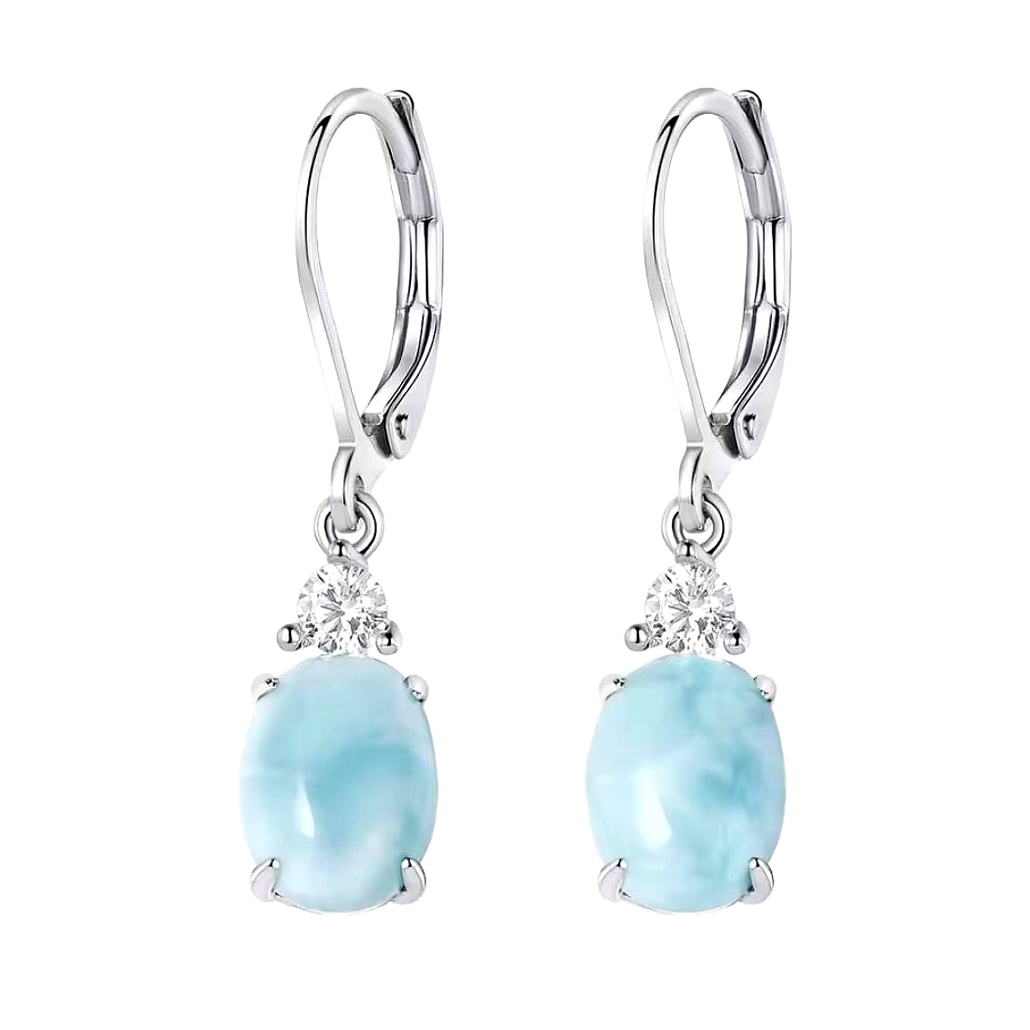 Larimar Earrings